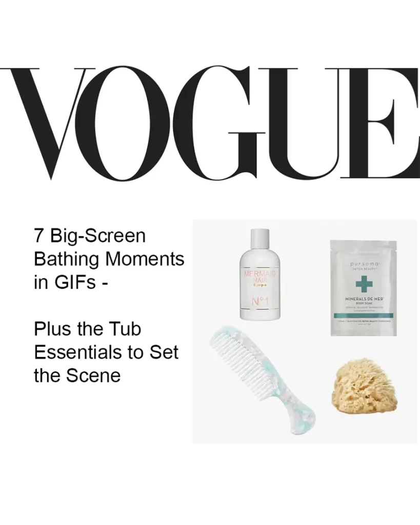 Mermaid Hair Shampoo No.1 featured in a 2017 beauty editorial for Vogue United States.